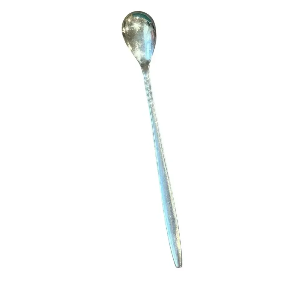 Vintage 4 Star‎ Atomic Starburst MCM Stainless Steel Ice Tea Spoon Japan 7.5